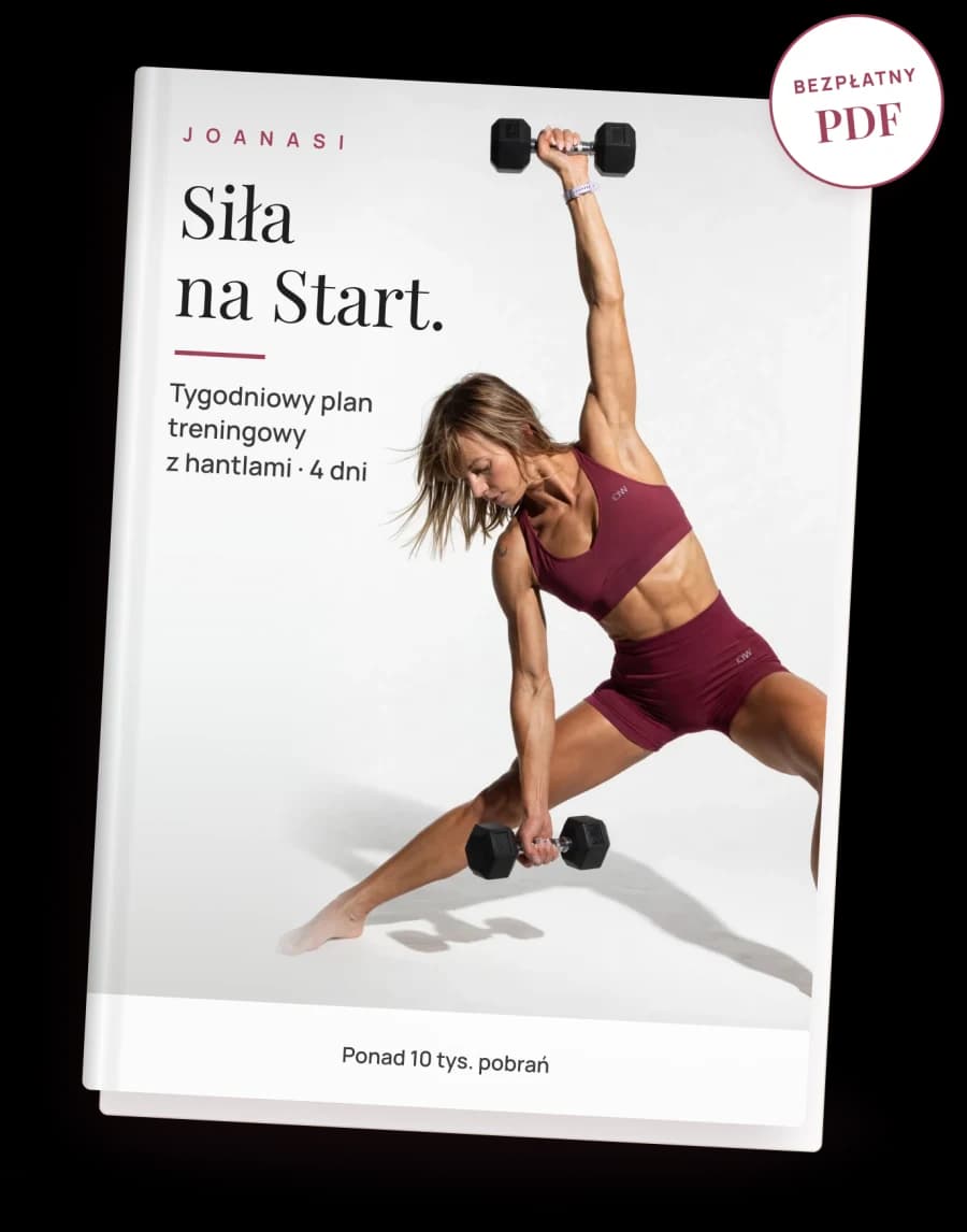Okładka planu Siła na Start: Asia z hantlami